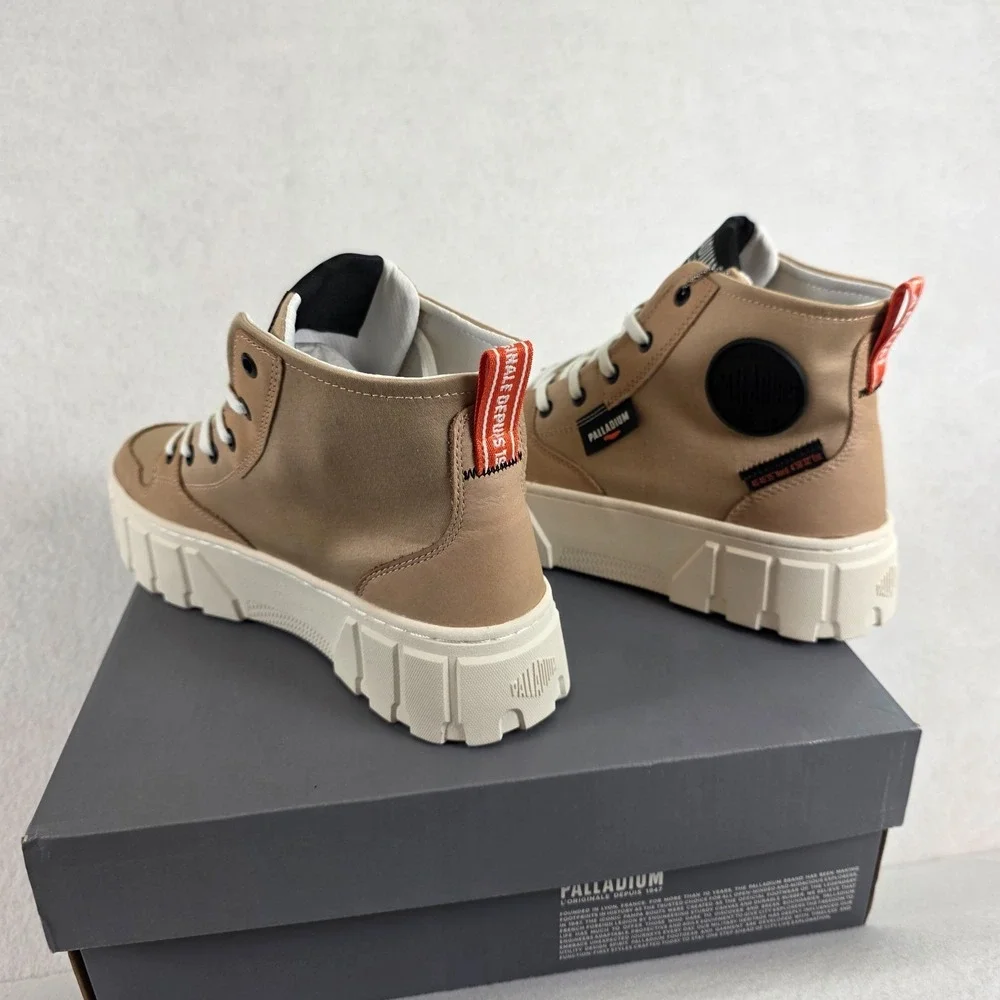 Palladium Pallatower‎ Hi Women's Platform Boots Size 10 Nude Dust New in  Box